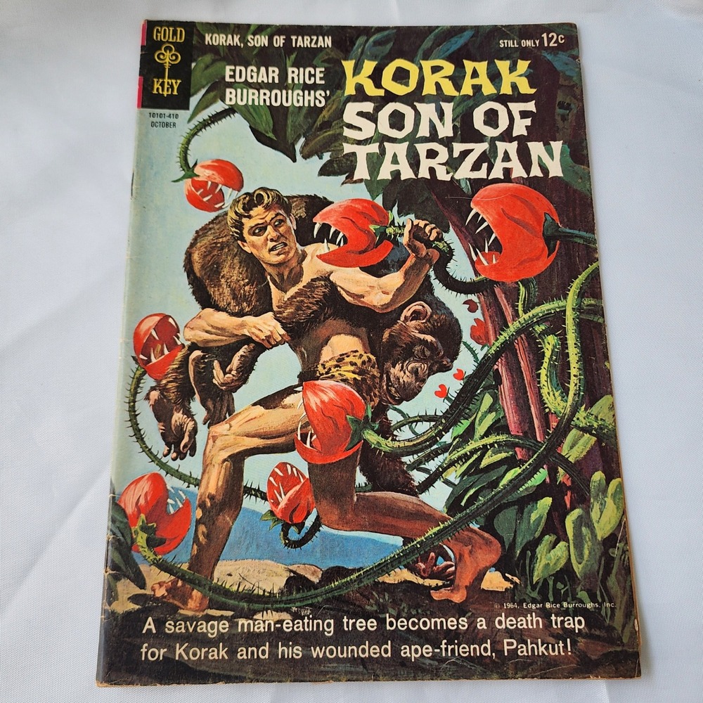 Korak Son of Tarzan Comic Book Gold Key Edgar Rice Burroughs 1964